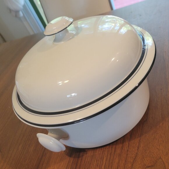 Vintage Dansk Bistro Christianshavn Blue Large Casserole/Dutch